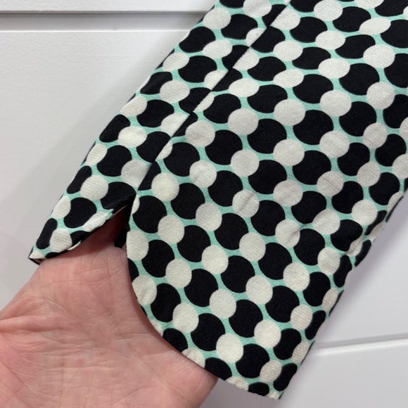 Kate Spade Kassia shift dress silk blend geo dot print size XS - Picture 4 of 16